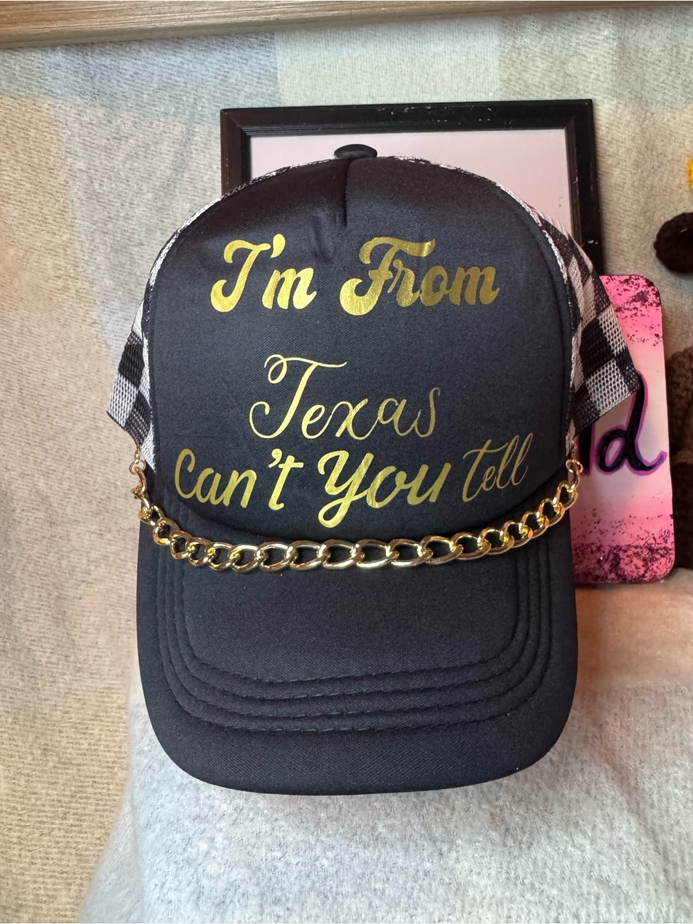 Customized trucker hat